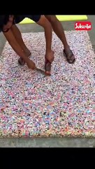 Manufacturing of mattress✨ behind the scenes✨✨