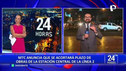 Línea 2: construcción de estación central será terminada en 13 meses