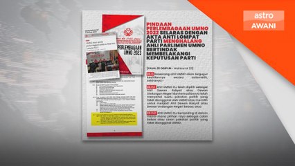 Langkah Dubai: Perlembagaan UMNO sekat wakil rakyat belakangkan parti