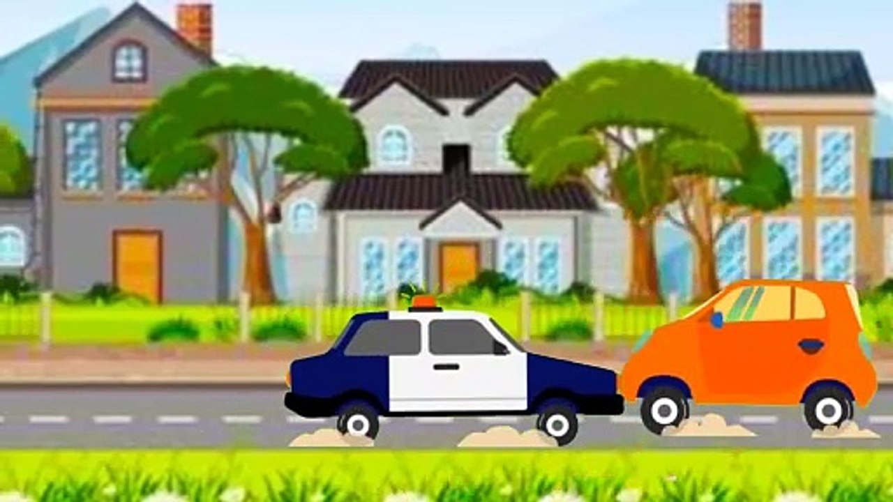 car crash 2D animation video