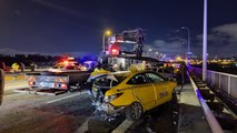 15 Temmuz Şehitler Köprüsü'nde 10 aracın karıştığı 3 kaza