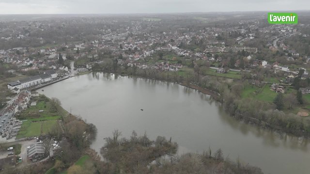 Le Brabant wallon vu du ciel : La Hulpe et son grand Étang