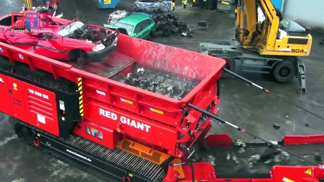 Extreme Dangerous Car Crushing Scrapping By Crusher & Excavator, Destroy Everything Easily Machi