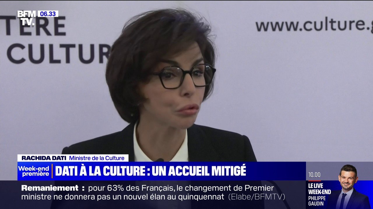 Rachida Dati à la Culture: les acteurs du secteur mitigés par son arrivée