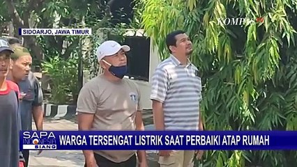 Berniat Perbaiki Atap Rumah, Pria di Sidoarjo Tersengat Listrik dari Kabel Terbuka!