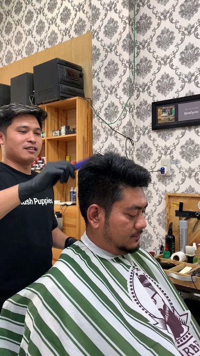 Spike hairstyle