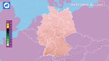 Hier könnte es bis Montagmittag weiß werden! Wintergewitter bringen besonders am Montag Schnee nach Deutschland!