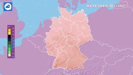 Hier könnte es bis Montagmittag weiß werden! Wintergewitter bringen besonders am Montag Schnee nach Deutschland!