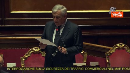 Mar Rosso, Tajani: "Italia non partecipa ad attacchi contro Houthi, ma promuove risposta europea"