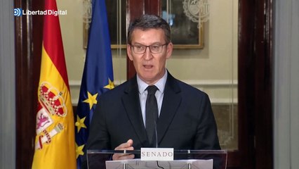 Feijóo exige a Sánchez parar la ley de amnistía: "Queda advertido"