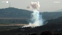 Libano, attacchi israeliani colpiscono aree nel sud del Paese