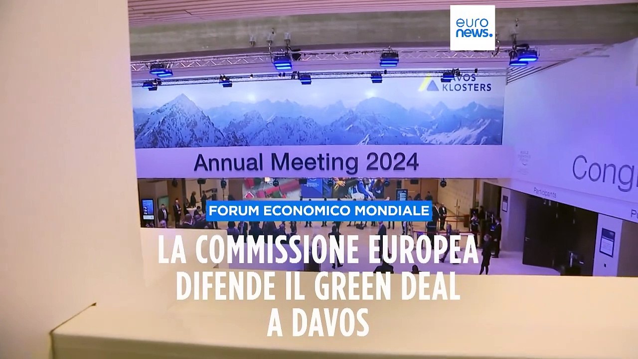 La Commissione europea difende il Green Deal a Davos