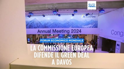 La Commissione europea difende il Green Deal a Davos
