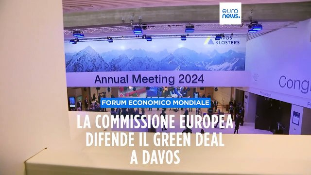La Commissione europea difende il Green Deal a Davos