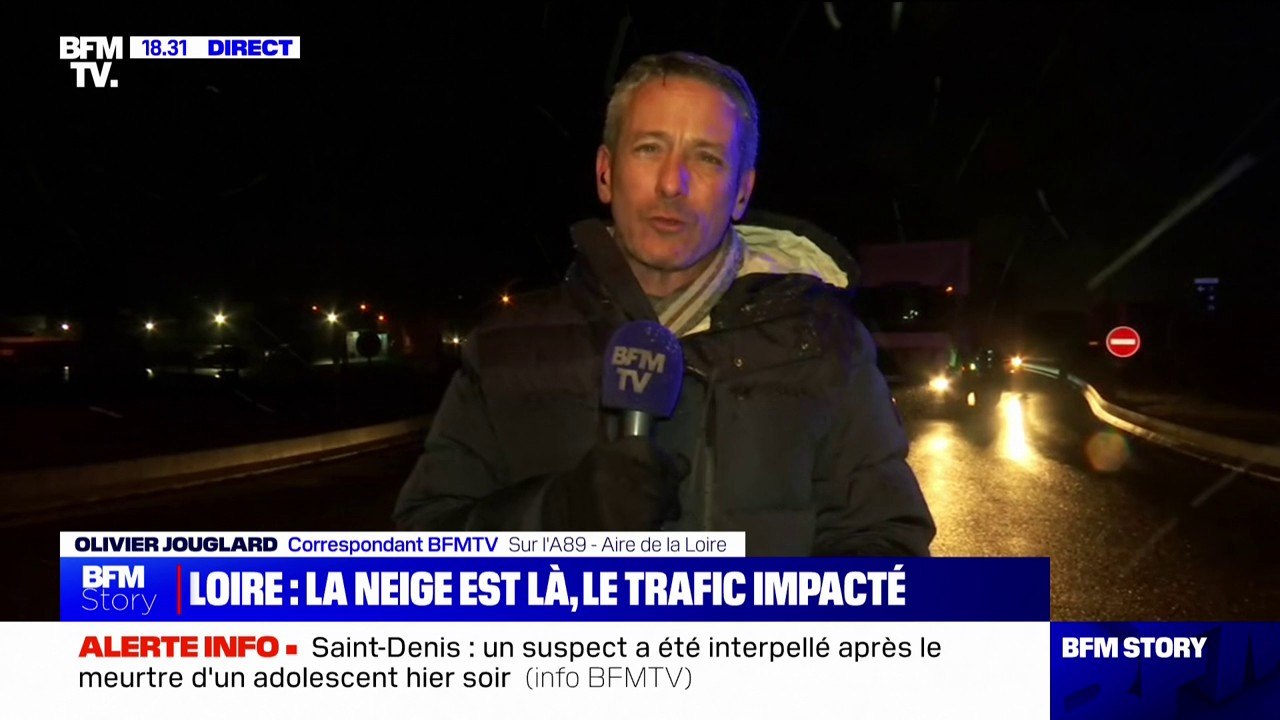 Neige: la circulation des poids lourds interdite sur l'autoroute A89 entre Lyon et Clermont-Ferrand