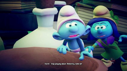 The Smurfs 2 - Handy Smurf breaks The Green Stone Scene