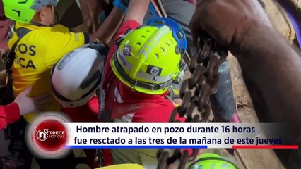 TABARCIA 16 horas estuvo atrapado un hombre dentro de una alcantarilla en Tabarcia de Mora