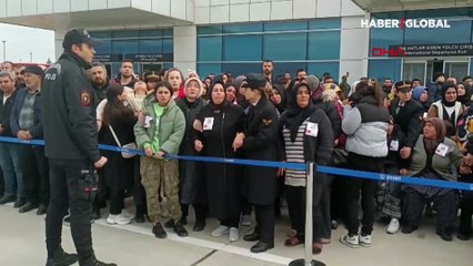 Şehit Müslüm Özdemir ve Emrullah Gülzem'in naaşları Kahramanmaraş'a getirildi