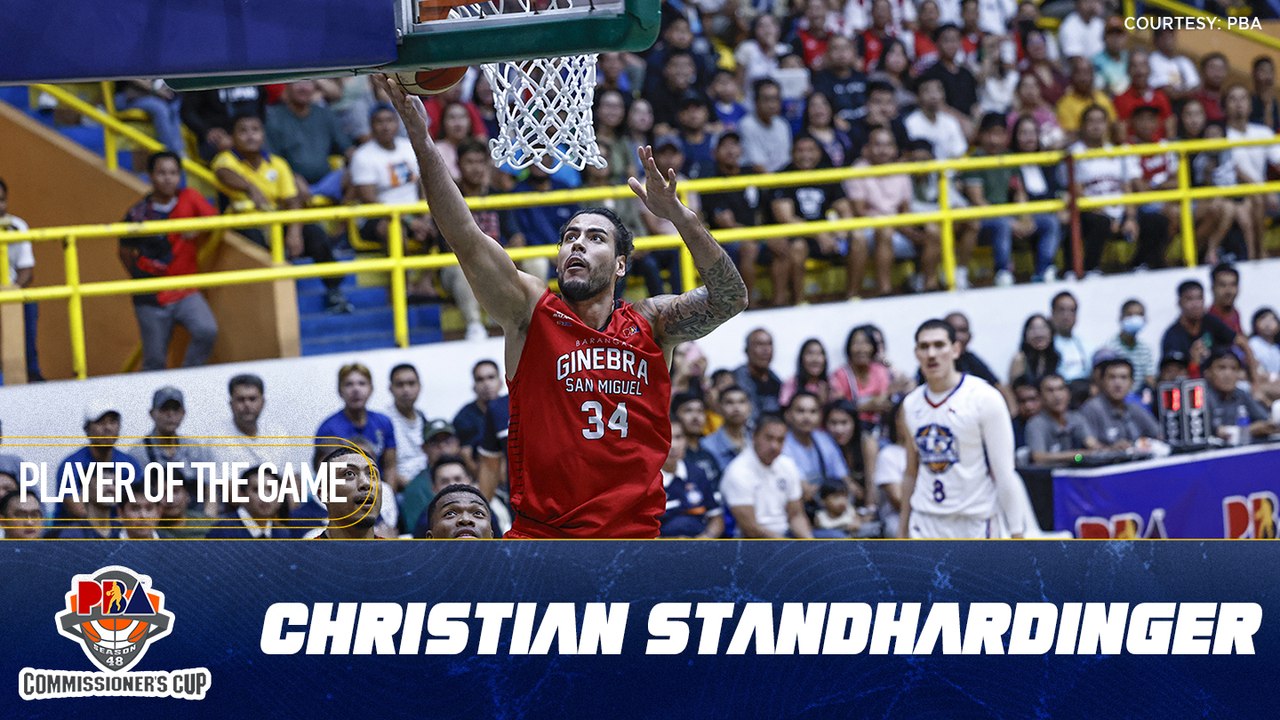 PBA: Standhardinger stays steady as Ginebra earns twice-to-beat
