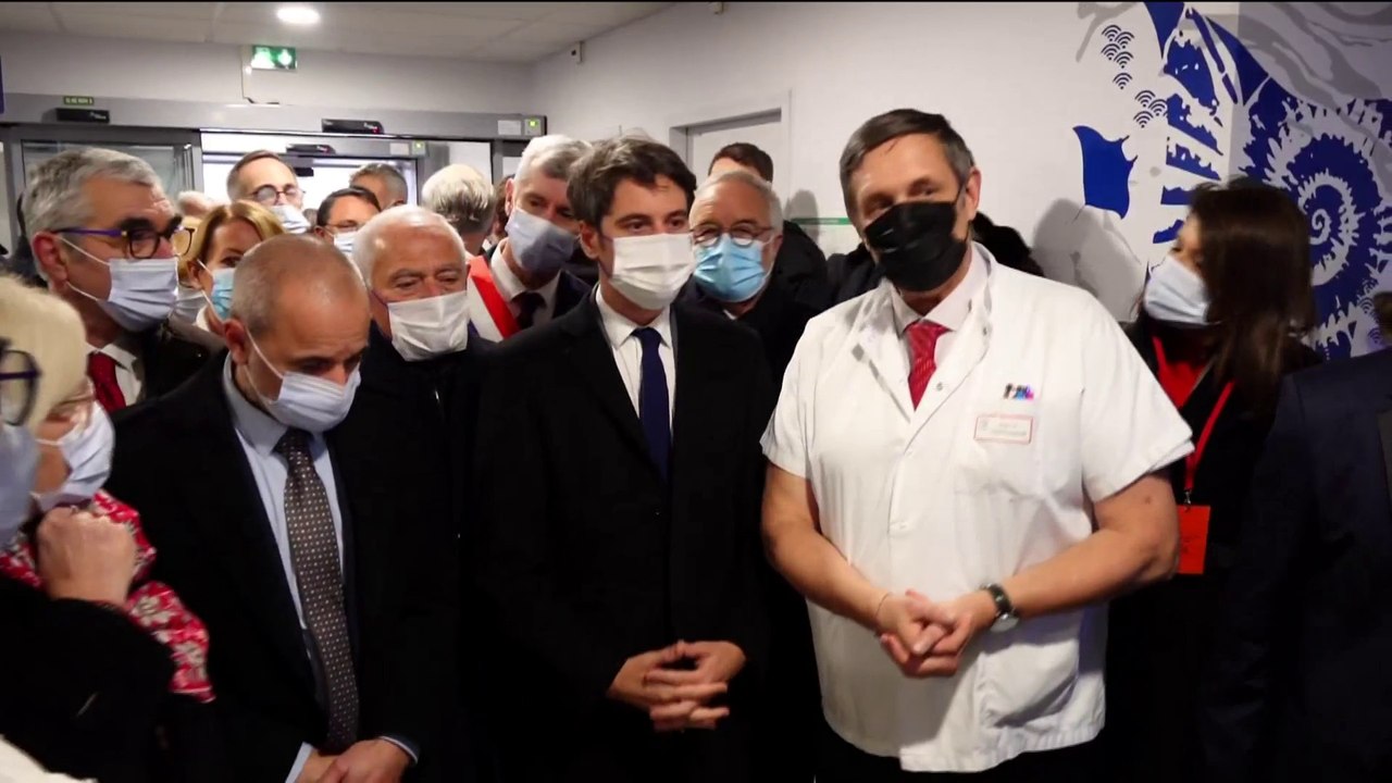 Le Premier ministre Gabriel Attal est arrivé au...