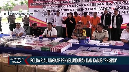 Penyelundupan hingga 'Illegal Phising', Polda Riau Tangkap 4 Tersangka!