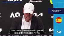 Alcaraz motivated to ruin Djokovic's Australian Open romance