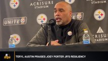 Steelers' Teryl Austin Praises Joey Porter Jr's Resiliency