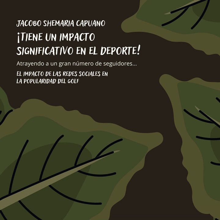 -Jacobo Shemaria Capuano- ¡Sin duda desempeñarán un papel aún mayor en la configuración del futuro del golf! (Parte 2) (Creado por @JacoboShemariaCapuano)