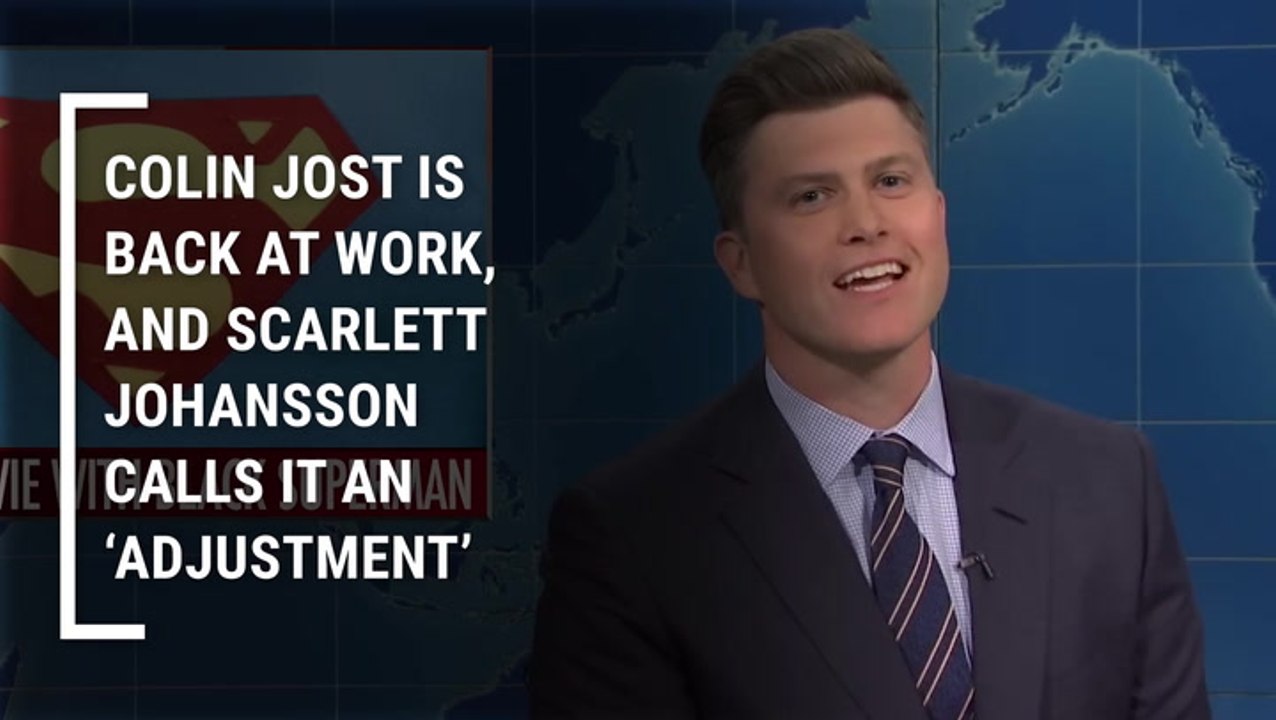 Scarlett Johansson Reacts To Colin Jost Returning To 'SNL' ‘Definitely