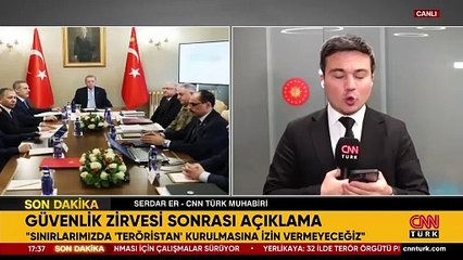 Son dakika... Cumhurbaşkanı Erdoğan başkanlığında güvenlik toplantısı sona erdi