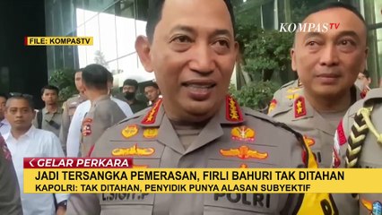 Kapolri Angkat Bicara soal Alasan Firli Bahuri Tak Kunjung Ditahan Padahal Sudah Jadi Tersangka!