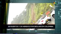 teleSUR Noticias 11:30 13-01: Gobierno de Colombia activa operativo de rescate luego de deslave