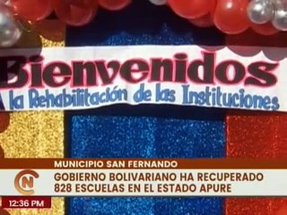 Apure | Gdor. Eduardo Piñate entregó totalmente rehabilitada la E.E.I.B "Año Internacional del Niño"