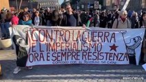 A Roma corteo pro-palestinese sfila ai Fori Imperiali