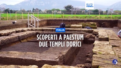 Cultura: scoperti a Paestum due templi greci di stile dorico