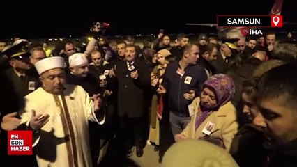 Şehit Sözleşmeli Er Murat Atar'ın naaşı Samsun'a getirildi