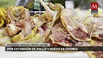 Congelan 800 mdp a cárteles por extorsión de pollo y huevo en Edomex; se disputan control