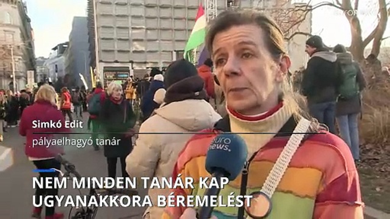 Nem minden tanárnak jár ugyanakkora béremelés - ezért folytatódtak a diáktüntetések