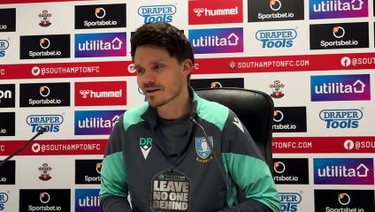 Danny Röhl reacts to Sheffield Wednesday's Southampton defeat