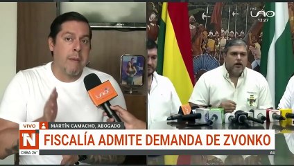 FICALIA ADMITE DEMANDA DE ZVONKO