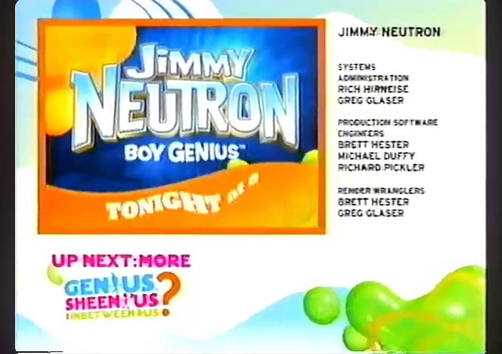 Jimmy Neutron Nick Split Screen Credits - video Dailymotion