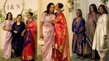 Ira Nupur Reception: Hema Malini Rekha Saira Banu Jaya Bachchan Look Video Viral, किसका Look Best