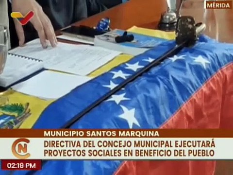 Mérida | Juramentada e instalada la nueva directiva del Concejo Municipal de Santos Marquina