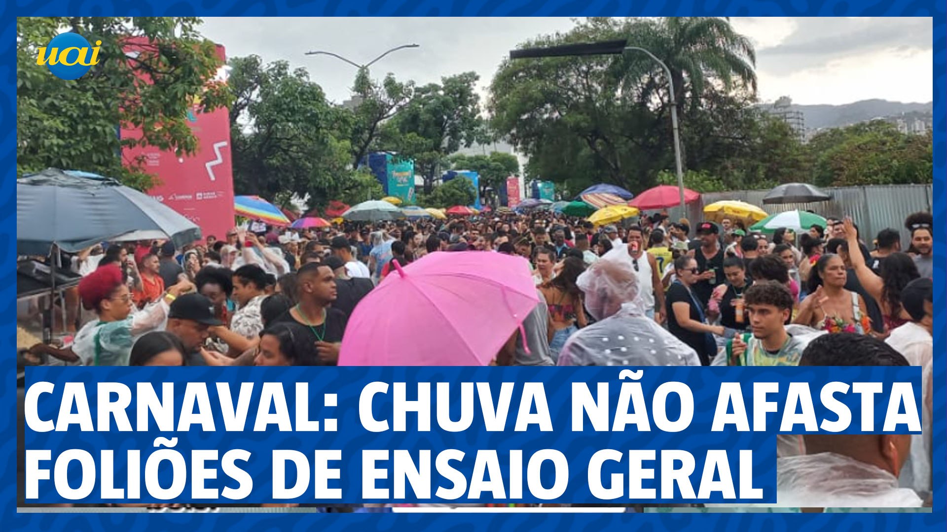Carnaval: chuva não afasta foliões de ensaio geral