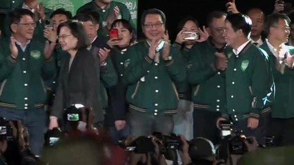El ganador de la presidencial en Taiwán promete protegerla isla de amenazas de China