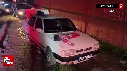 Kocaeli’de alkollü ve ehliyetsiz sürücü polisten kaçtı