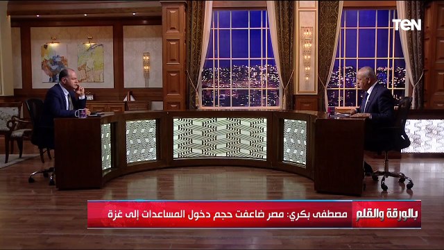 لقاء مع الكاتب الصحفي مصطفى بكري | بالورقة والقلم