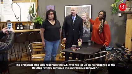 Biden vows more strikes against the Houthis 'if they continue this outrageous behavior'