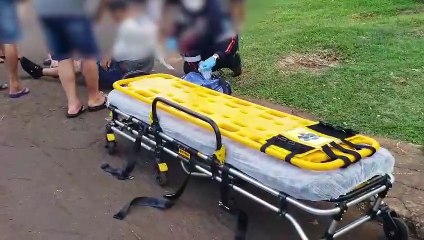 Homem fica ferido em acidente de trânsito no Santa Felicidade