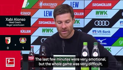Alonso 'emotional' after Leverkusen's 94th minute winner